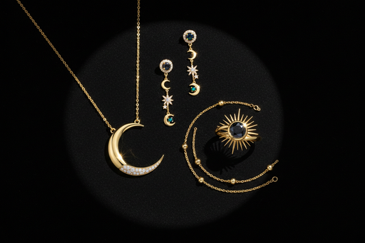faca um conjunto de joias  Eclipse Gold